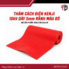 Thảm cách điện KENJI 10kv dày 5mm rãnh
