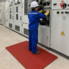 Thảm cách điện Osmonics 35KV/3 phút (0.65x1m) bằng cao su thiên nhiên nguyên chất, dày 9mm, mặt trơn và rãnh chống trượt, đạt TCVN 5589-1991, có CO-CQ.