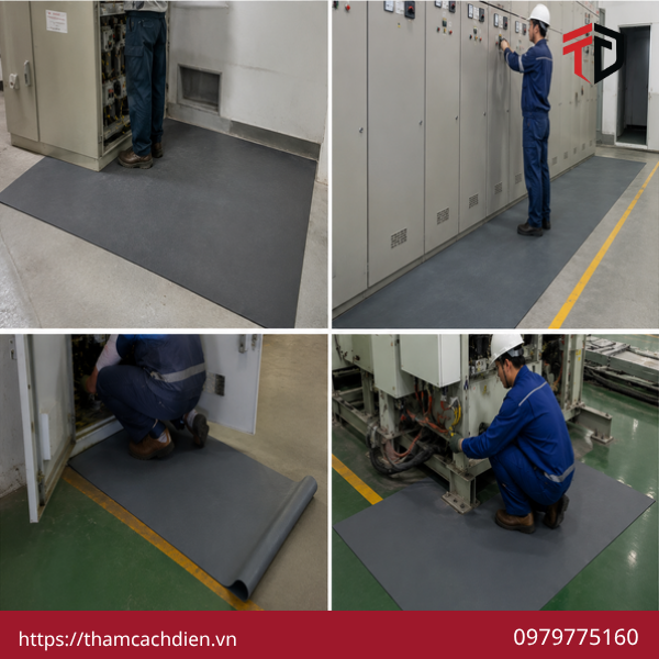Thảm cách điện SFE Class 0, Thảm cách điện 10kV, Thảm cách điện SFE,