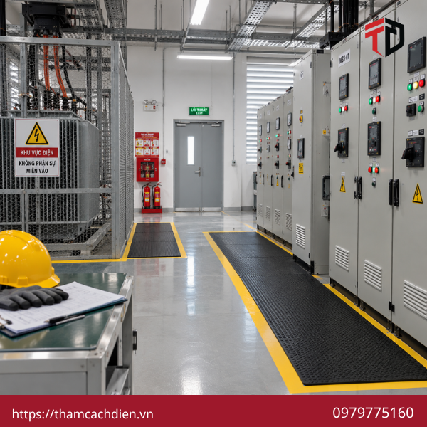thảm cách điện cho nhà xưởng, nhà cung cấp thảm cách điện, thảm cao su cách điện cho nhà xưởng