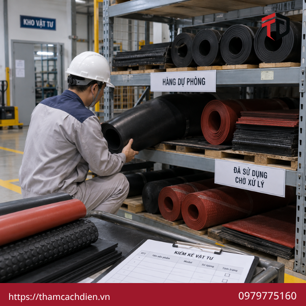 thảm cách điện tủ điện hạ thế, nhà phân phối thảm cao su cách điện, thảm cao su cách điện hạ thế