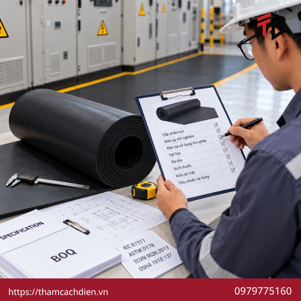 thảm cách điện cho kỹ sư điện, mua thảm cách điện cho doanh nghiệp, thảm cao su cách điện