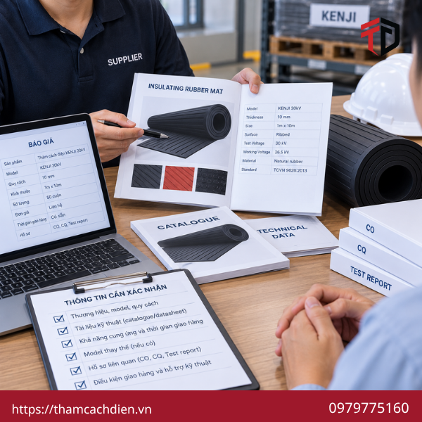 đơn vị cung cấp thảm cách điện, thảm cao su cách điện, thảm cao su cách điện cao áp