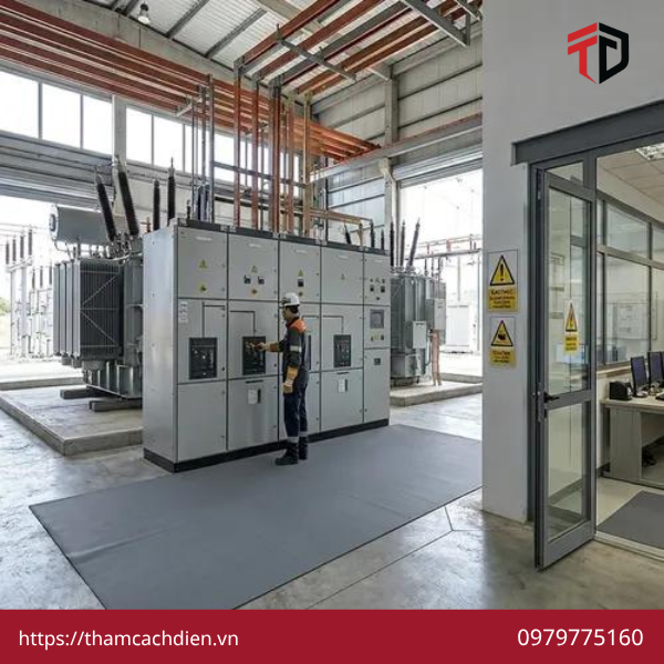 Cách chọn độ dày thảm cách điện, độ dày thảm cách điện, chọn độ dày thảm cách điện, thảm cao su cách điện