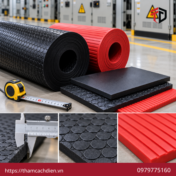 tiêu chuẩn thảm cao su cách điện, thảm cao su cách điện đạt tiêu chuẩn, kiểm tra chất lượng thảm cách điện