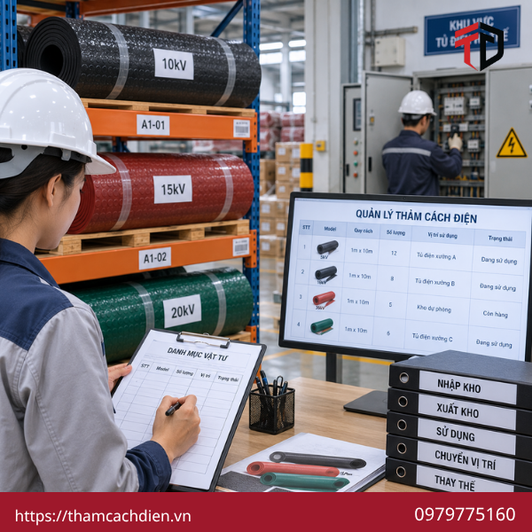 thảm cách điện tủ điện hạ thế, nhà phân phối thảm cao su cách điện, thảm cao su cách điện hạ thế