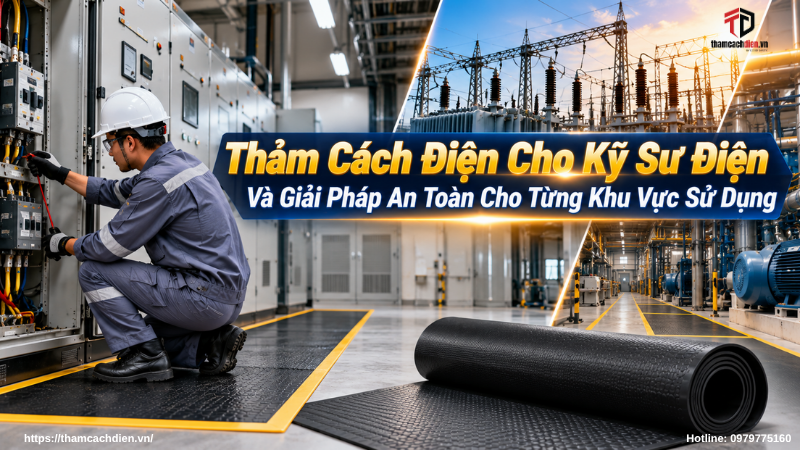 thảm cách điện cho kỹ sư điện, mua thảm cách điện cho doanh nghiệp, thảm cao su cách điện