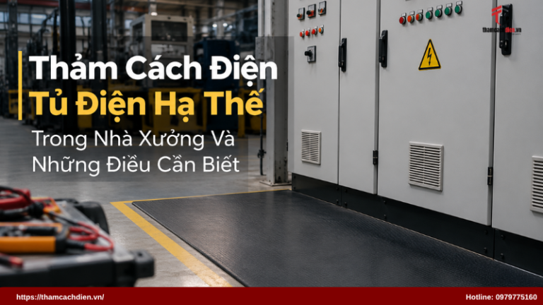 Thảm Cách Điện Tủ Điện Hạ Thế Trong Nhà Xưởng Và Những Điều Cần Biết
