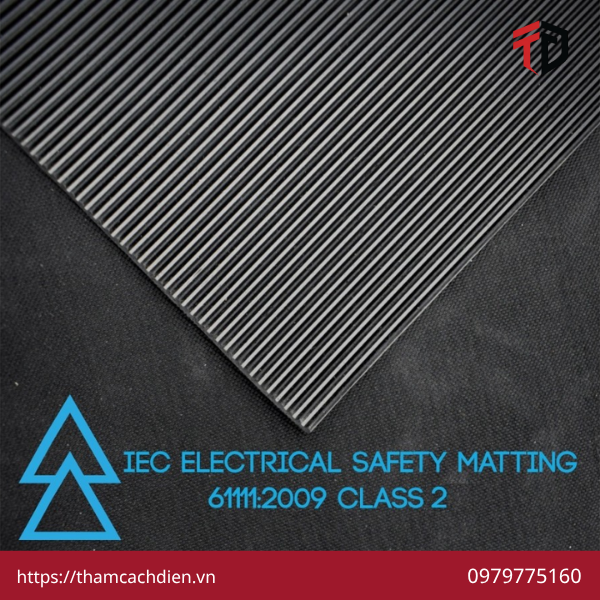 thảm cách điện tiêu chuẩn IEC, tiêu chuẩn IEC 61111, thảm cao su cách điện IEC, thảm cách điện IEC