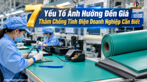 giá thảm chống tĩnh điện, báo giá thảm chống tĩnh điện, giá thảm ESD