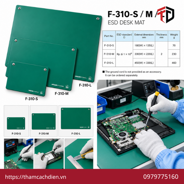 thảm chống tĩnh điện TPHCM, thảm ESD TPHCM, thảm chống tĩnh điện cho nhà máy