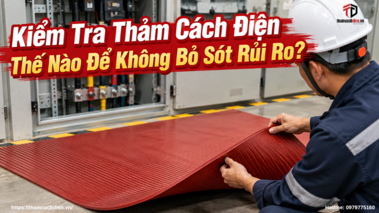 Kiểm Tra Thảm Cách Điện Thế Nào Để Không Bỏ Sót Rủi Ro?