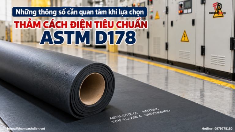 Những Thông Số Về Thảm Cách Điện Tiêu Chuẩn ASTM D178 Cần Quan Tâm Khi Lựa Chọn