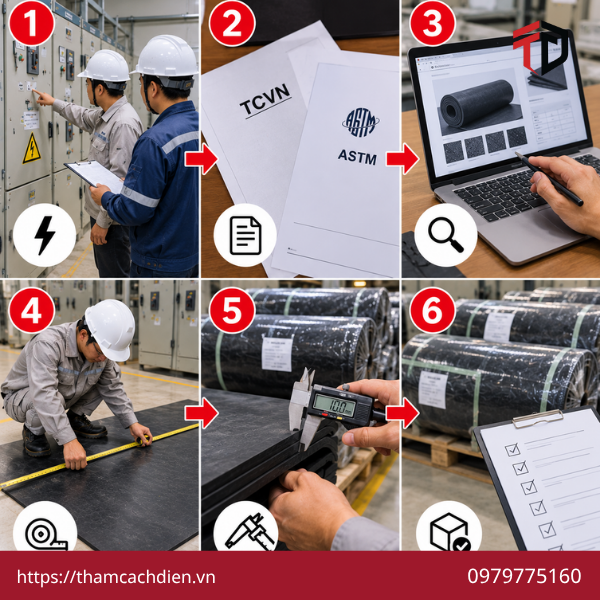 Cách chọn độ dày thảm cách điện, độ dày thảm cách điện, chọn độ dày thảm cách điện, thảm cao su cách điện