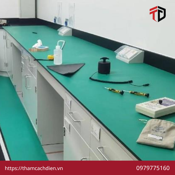 thảm chống tĩnh điện TPHCM, thảm ESD TPHCM, thảm chống tĩnh điện cho nhà máy